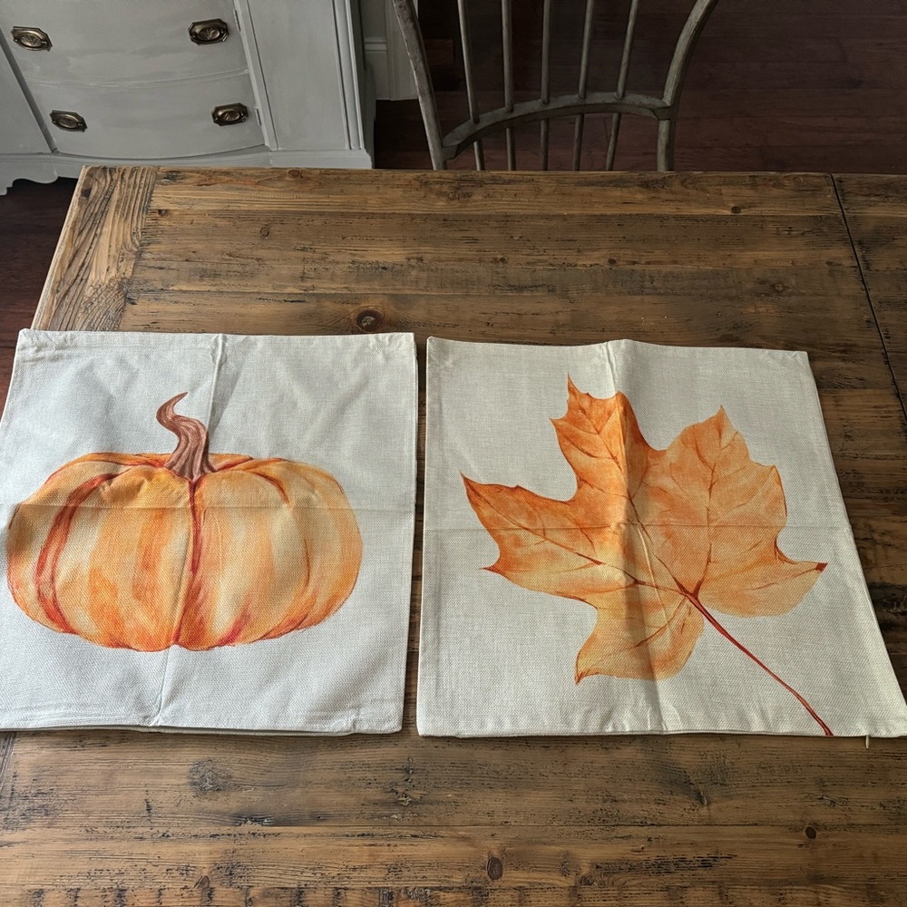 Fall Pillow Covers - Brand New ! Never used!